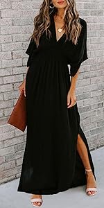 High Slit Maxi Dress