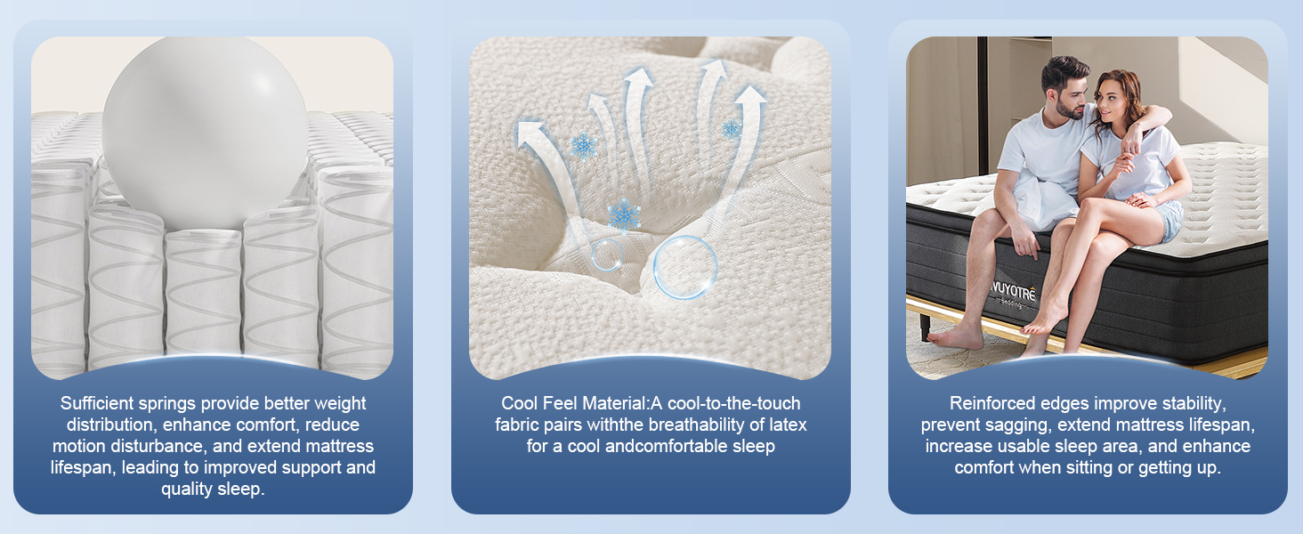 memory foam hybrid mattress in a box