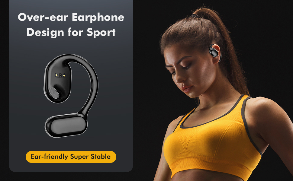 SUUWEE Wireless Earbuds Bluetooth Earphones, Comfortable Waterproof