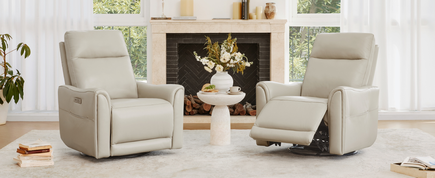 grey recliner