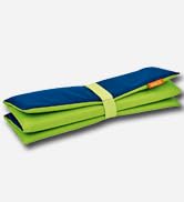 moses. Sitzmatte Expedition Natur - Blau Grün | Faltbares Sitzkissen für Kinder | Geeignet für Ou...