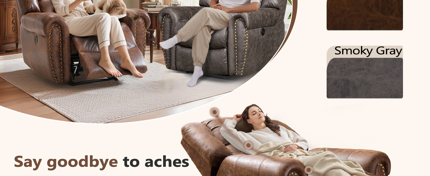 leather recliner chair