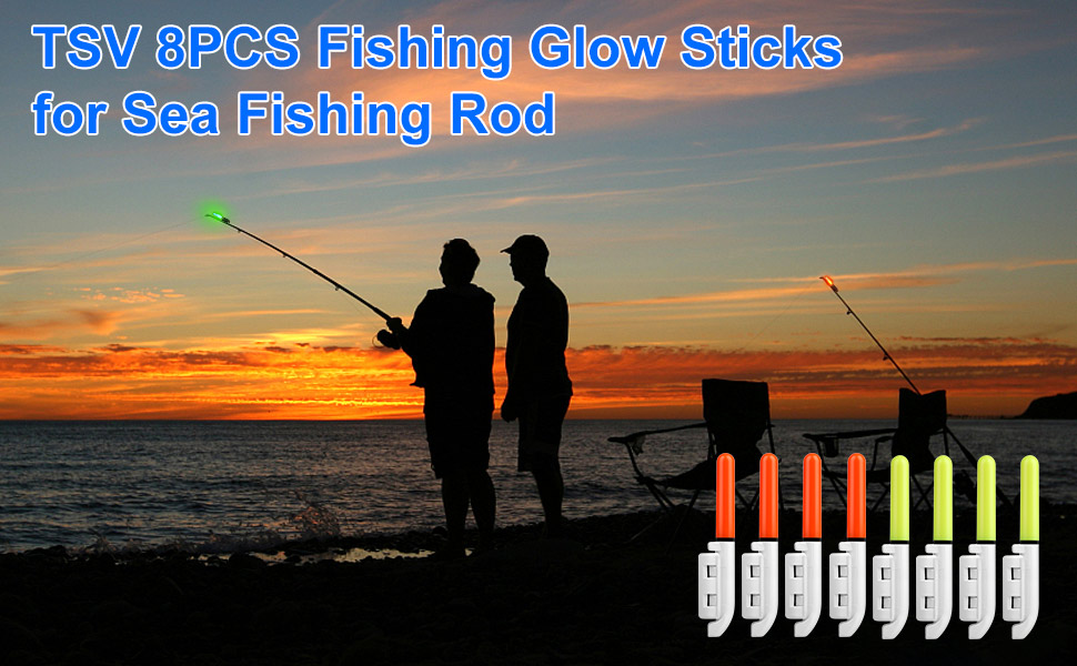 glow stick fishing clip