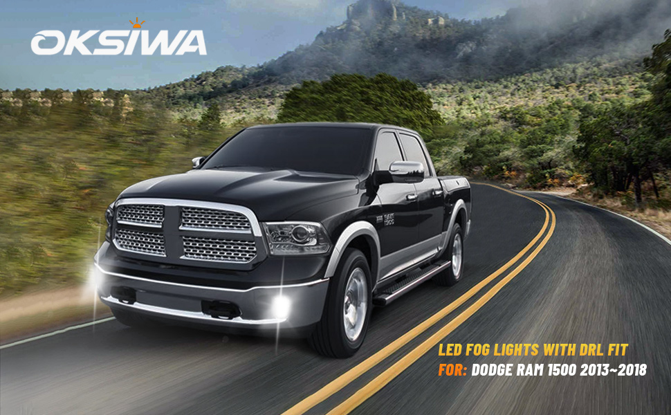 fog Lights led dodge ram 1500 2013-2018