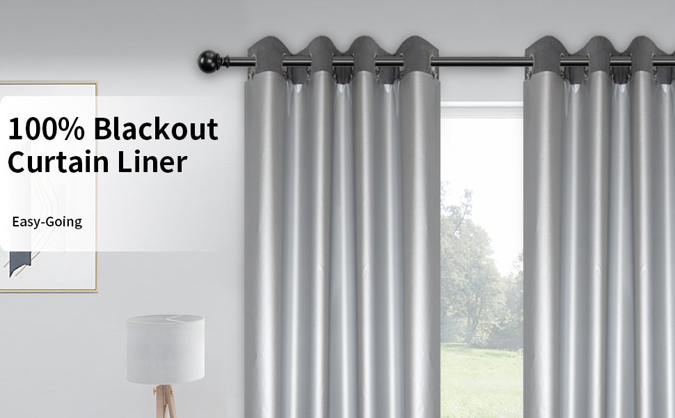 EasyGoing 100 Blackout Curtain Liner Thermal Insulated