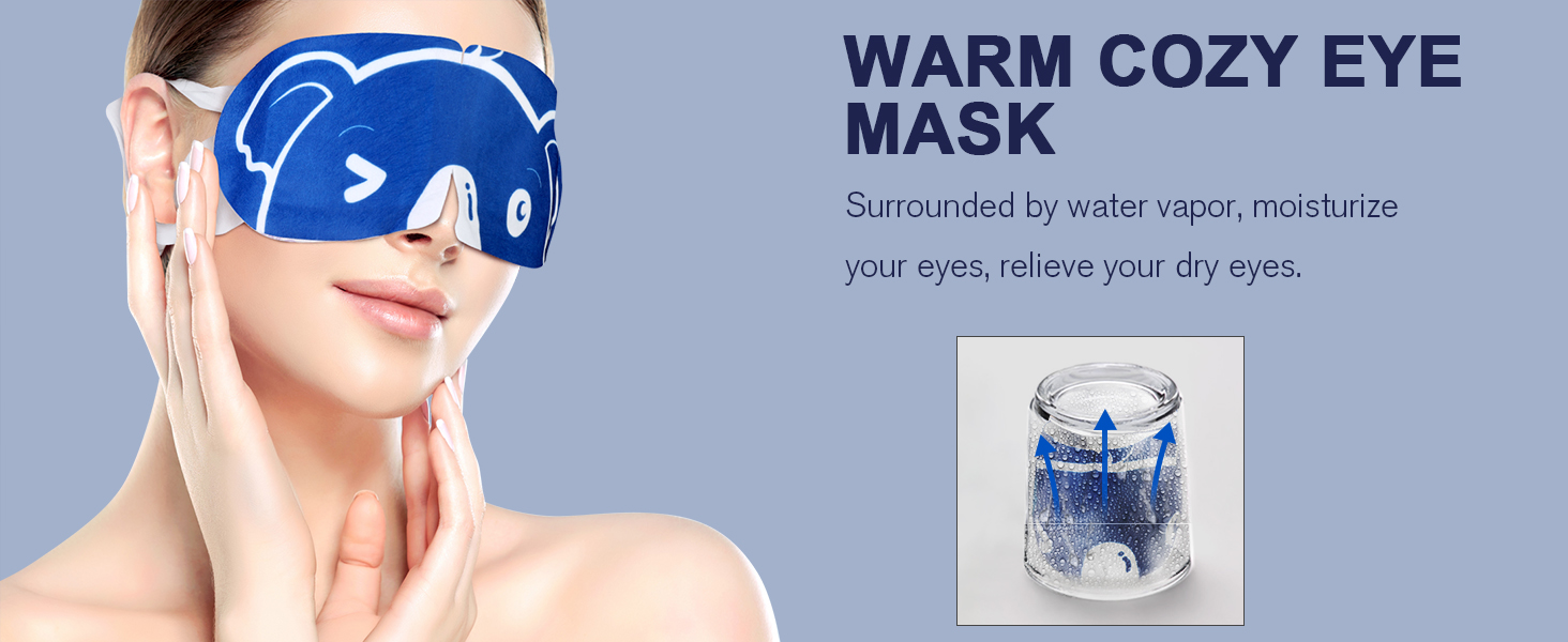 ZUMUSEN Steam Eye Mask 20 Packs Warming Eye Mask Self Heating Eye Mask