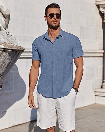 men summer beach shirt