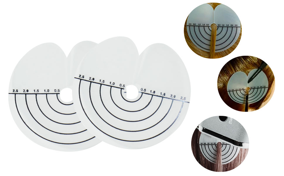 10pcs Transparent UV Light & Heat Protector Shields for V Light Hair Extensions