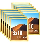 LaVie Home 8x10 Picture Frames Set of 12,Frame for 8x10 Pictures,Photo Frames for Wall Mounting o...