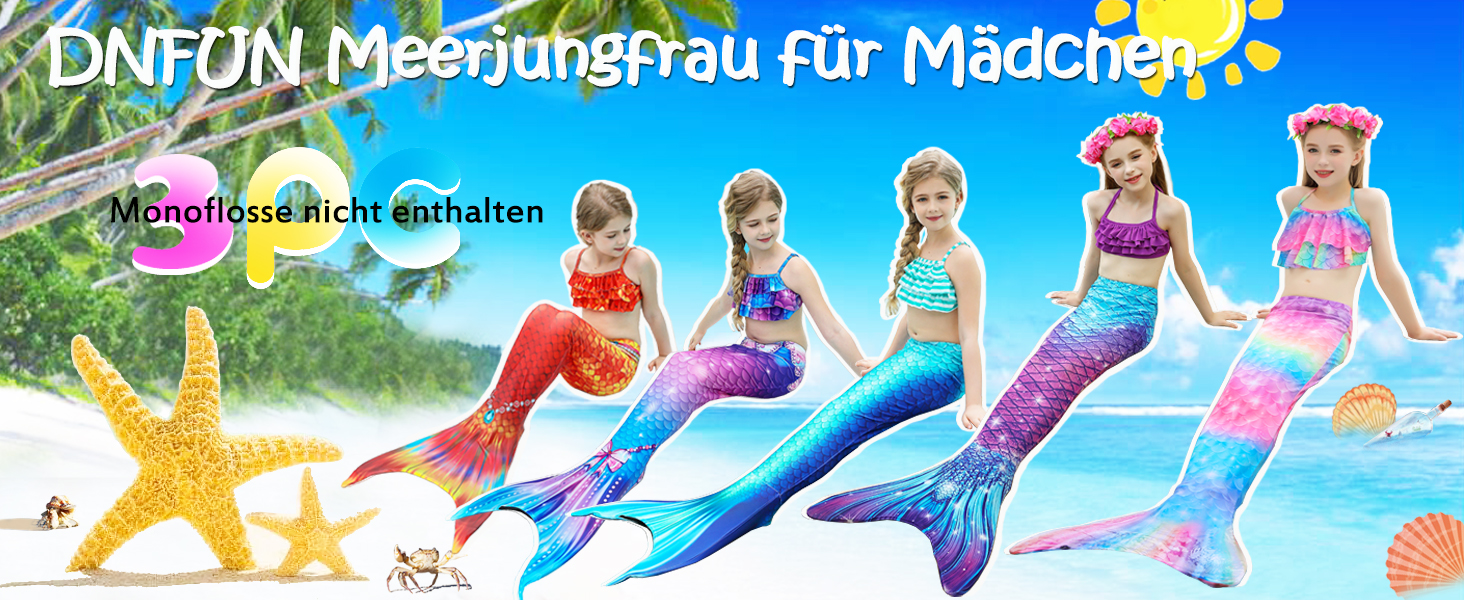 Meerjungfrauenschwanz mit Bikini