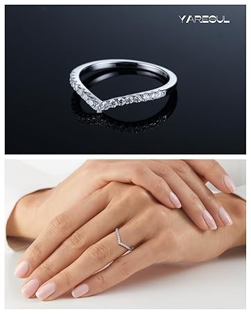 Moissanite Band Rings