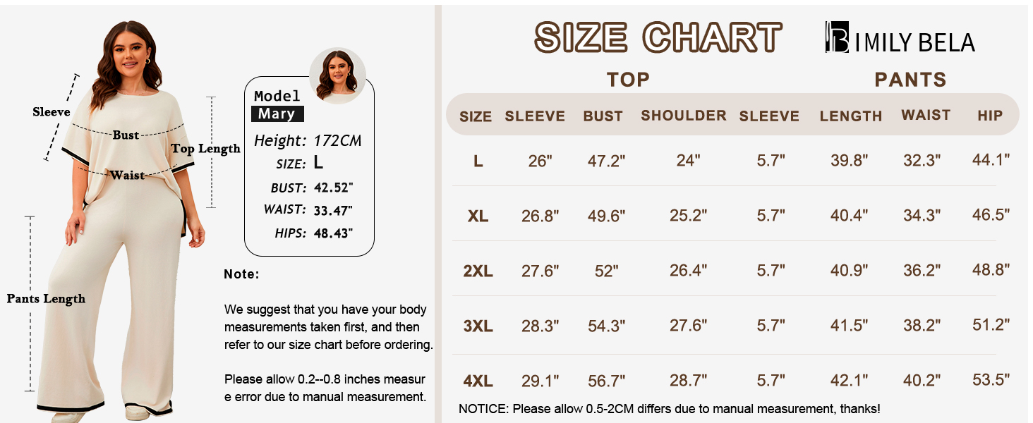 Womens Plus Size Lounge Sets 2 Piece Outfits Short Sleeve Pullover Tops Wide Leg Pants Outfits