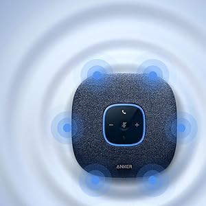 未使用ANKER PowerConf S3 青 ポータブルスピーカー Anker PowerConf | Bluetooth スピーカーフォンの製品情報