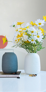 花瓶 陶器花器 つや消し面 セラミック製 円柱 無地 安定感が強い 和風花瓶 一輪挿し 水栽培 生花 造花 フラワーベース おしゃれ 置物 シンプル 装飾品 インテリア  誕生日 記念日 プレゼント