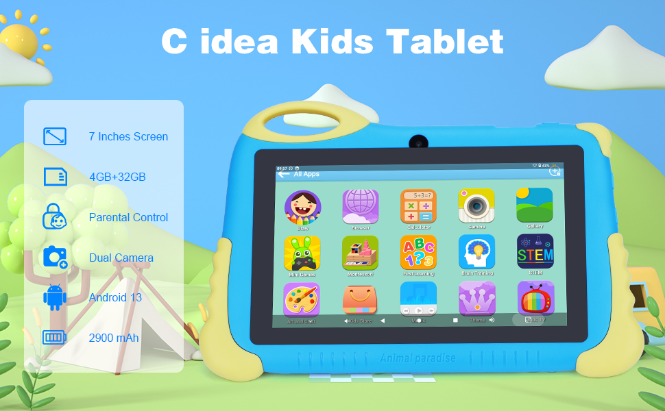 Android 13 tablet for kid