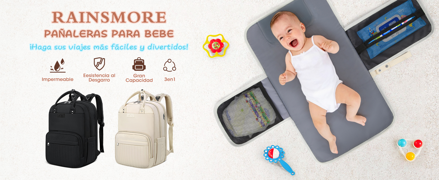 pañaleras para bebe