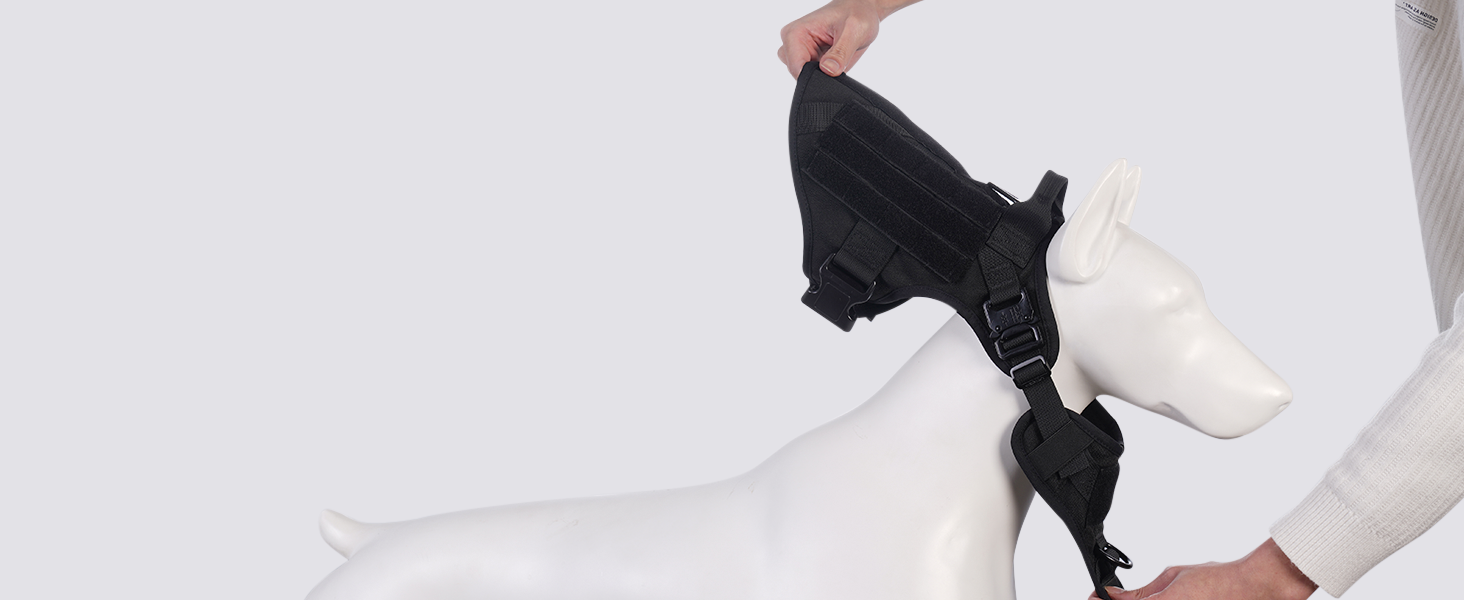 tactical dog harness