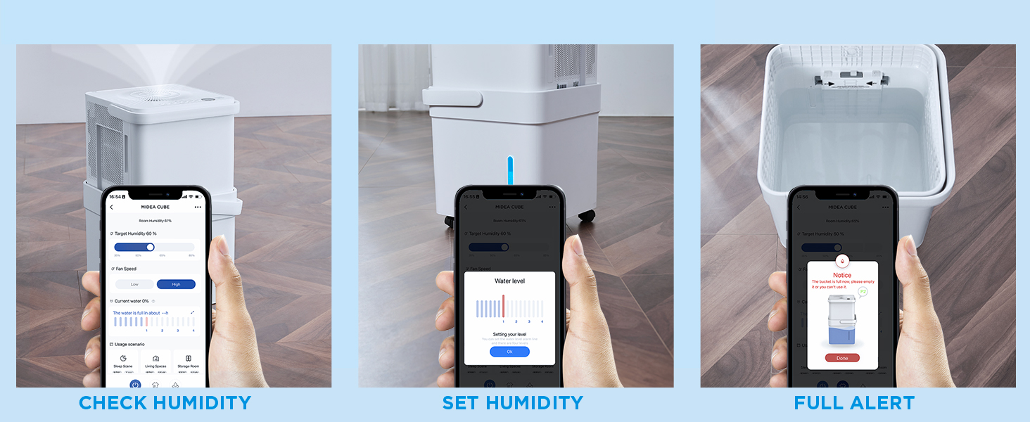 Midea Cube Dehumidifier for Basement