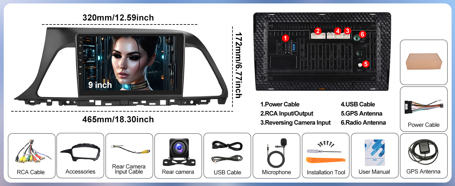 wireless android auto car stereo double din android auto head unit android auto wireless