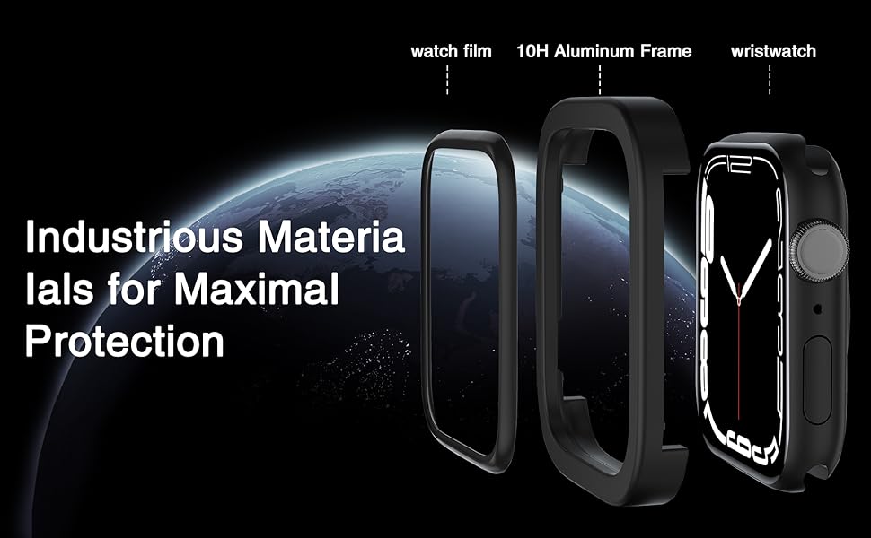 Suoman for Apple Watch Series 9/8/7 45mm Tempered Glass