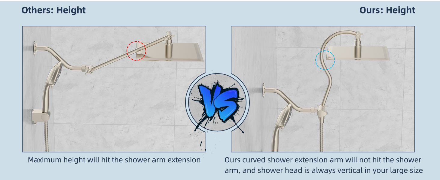 rainfall shower head
