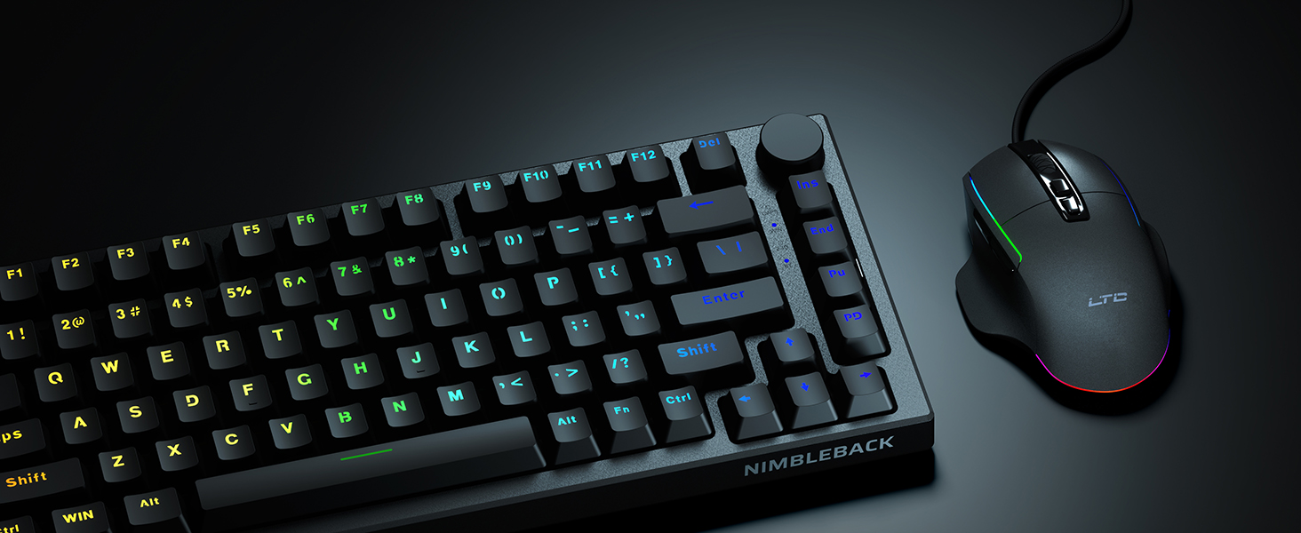 Mouse wsing with keyboard