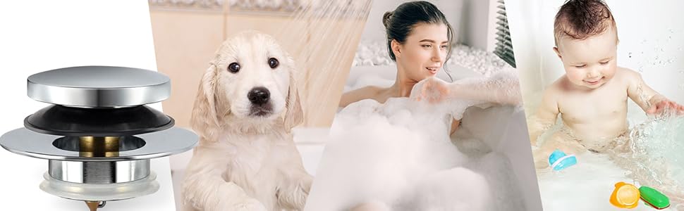 bath drain stopper bath plug for tub bathtub drain stopper replacement