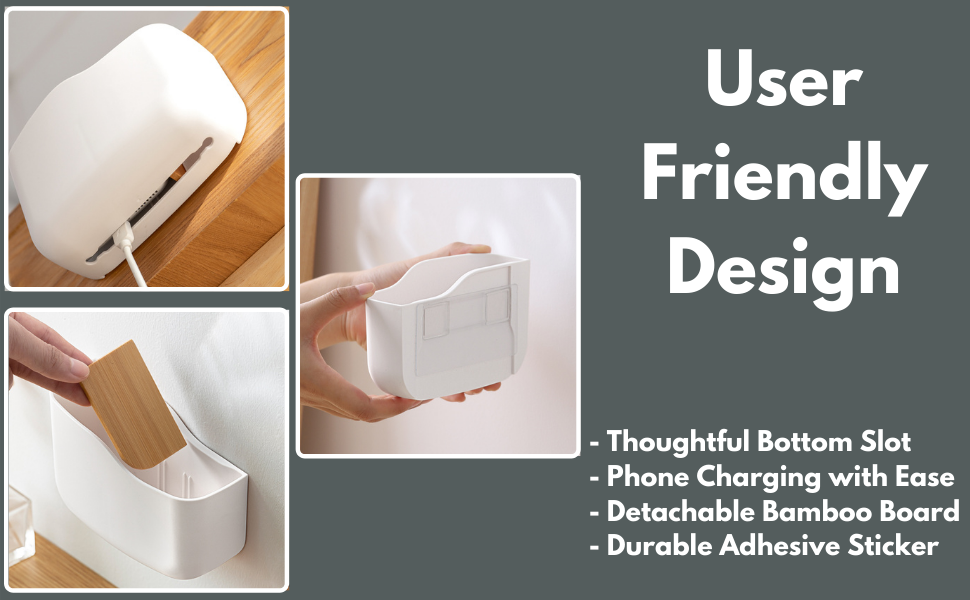 SUNFICON Adhesive Remote Control Holders 2 Pack Wall Mount Media Player Controller Holder