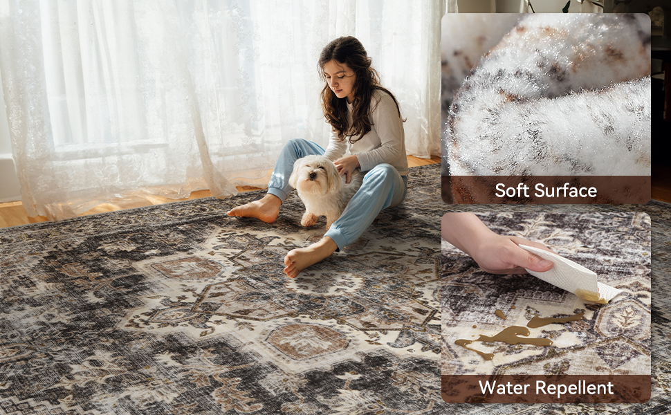 rugs for bedroom aesthetic neutral rug light blue rug colorful rug soft area rug 5x7 8x10