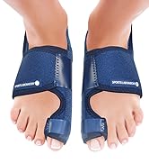 Sports Laboratory Hallux Valgus Korrektur Set für Tag & Nacht - 2 x Hallux Valgus Schienen, 2 x Z...