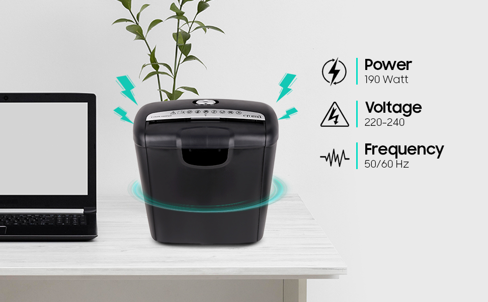 Croma Paper Shredder (CRCP1007, Black) Amazon.in Office Products