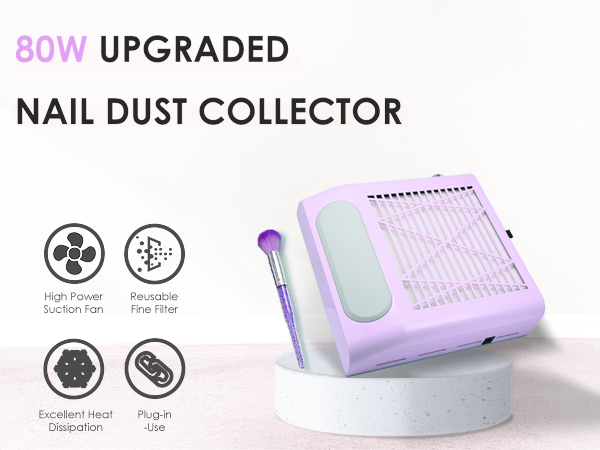 手入れ用具 MX4 cordless nail dust collector KARITE Nail Dust Collector with Cleanable & Reusable Filter