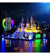 BRICKSHINING LED Lighting Compatible with Lego Hogwarts Castle and Grounds 76419, Light Kit Compa...