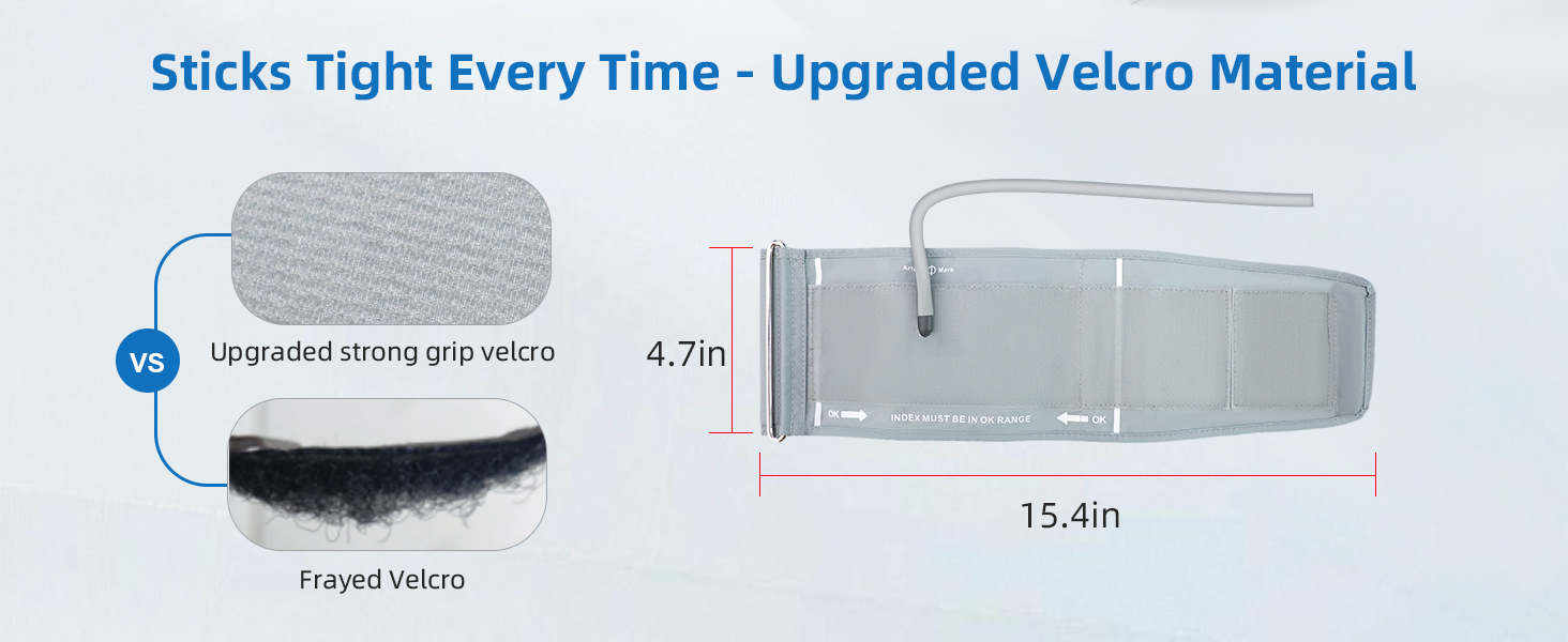 Sticks Tight Every Time -Upgraded Velcro Material