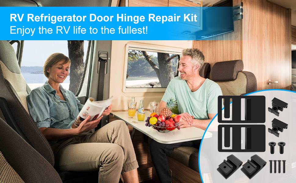 WMJNH RV Refrigerator Door Hinge Repair Kit Fits for