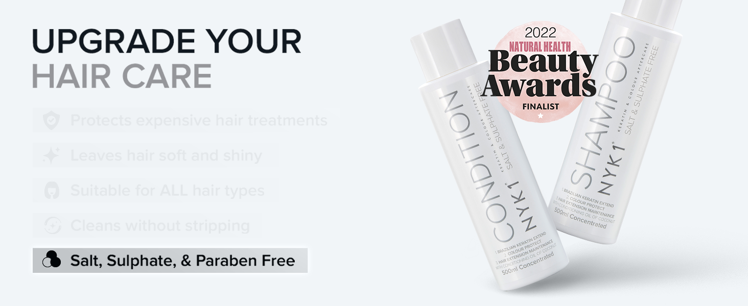 NYK1 Sulphate Free Hair Shampoo And Conditioner Sets (500ml x2) Sulfate