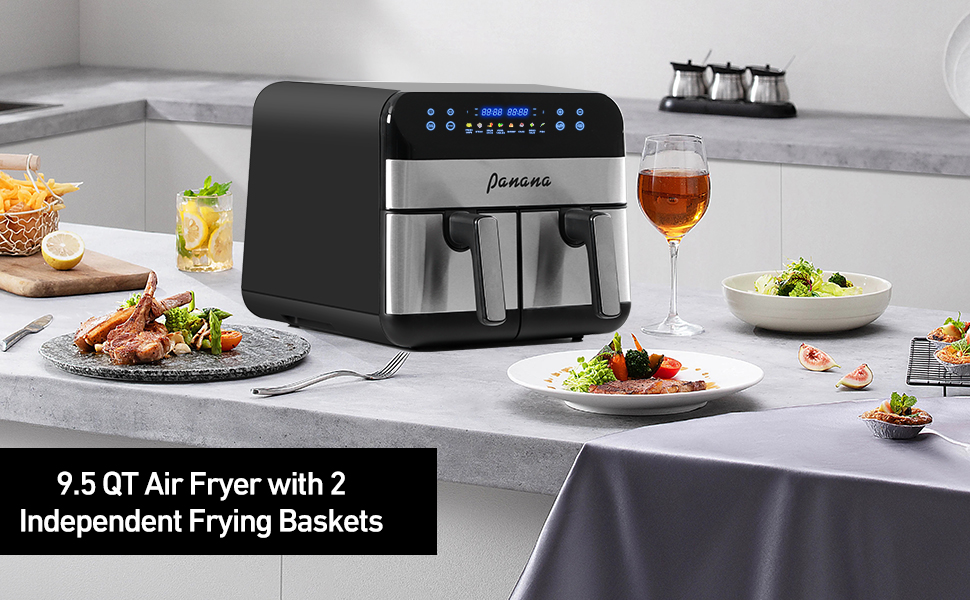 2 Basket Air Fryer