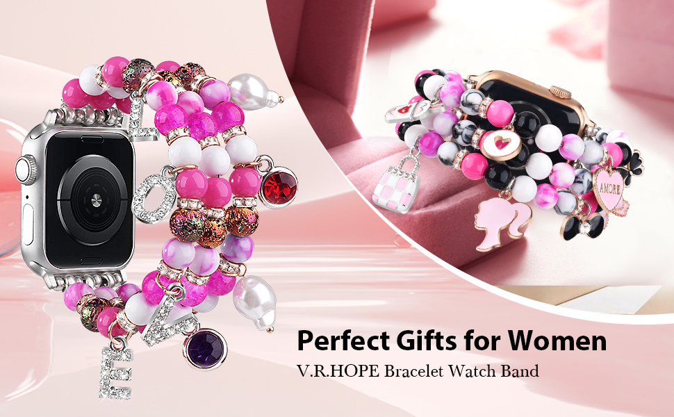 apple watch bands for women gift for mom friends pink apple watch bands  iwatch band smartwatch band