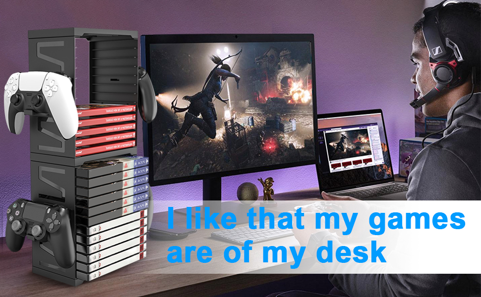 game storage tower