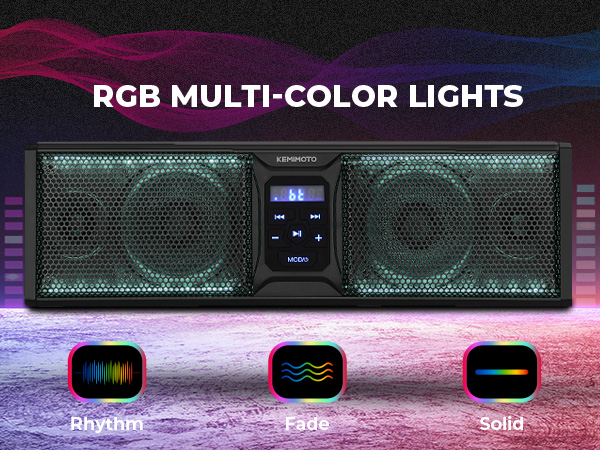 Amazon.com: KEMIMOTO UTV Sound Bar 16 Inch ATV SoundBar Golf