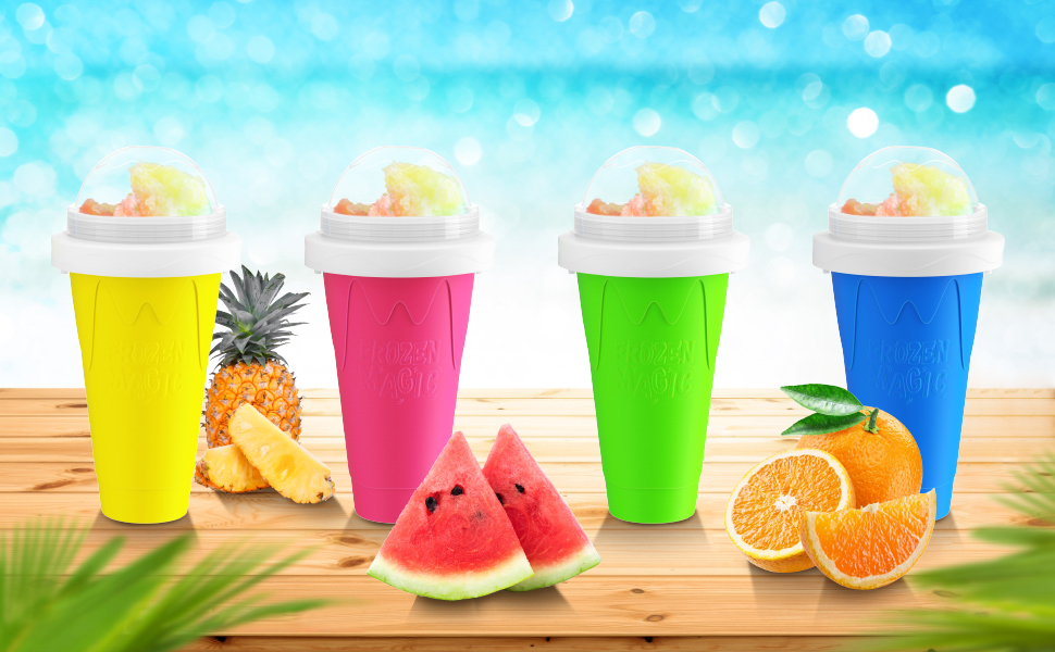 Slushy Maker Cup, Slushy Maker Ice Cup Frozen Magic Squeeze