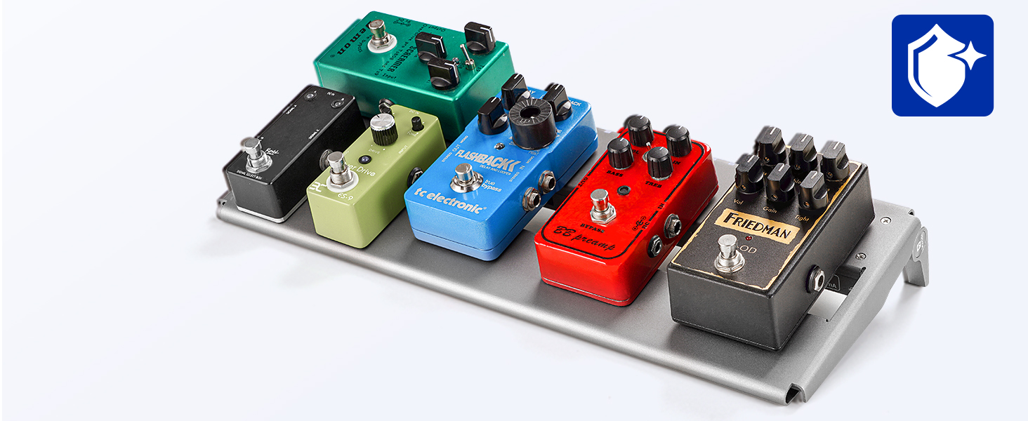 Vangoa Powered Pedal Board Vppd S Small Gutiar Pedalboard Built