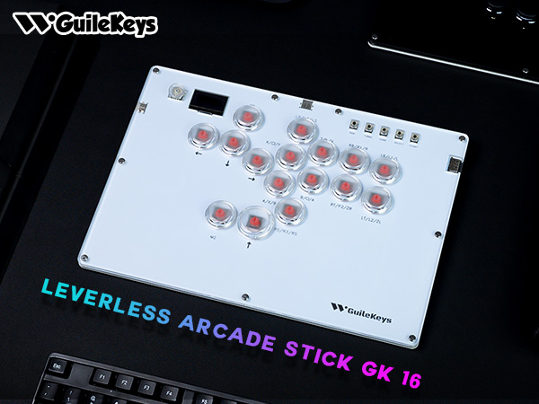 Amazon.com: GuileKeys Leverless Controller Arcade Stick GK