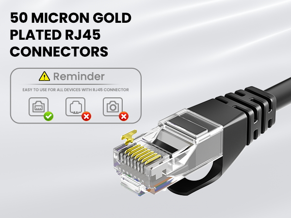 イーサネットケーブル15フィート（4.5㍍） Amazon.com: Cat6 Ethernet Cable, 15 Feet (2 Pack) LAN, UTP