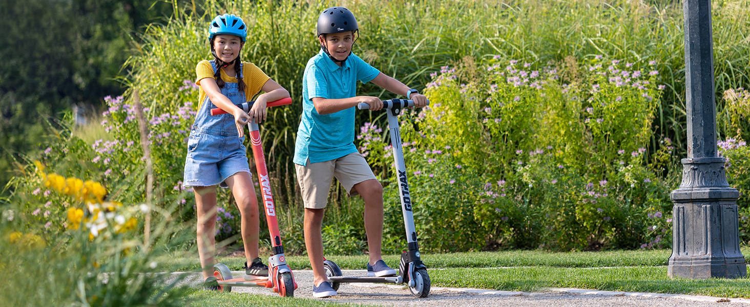Gotrax Vibe Electric Scooter, Max 11.3Km and 19km/h Speed, 6.5" Solid