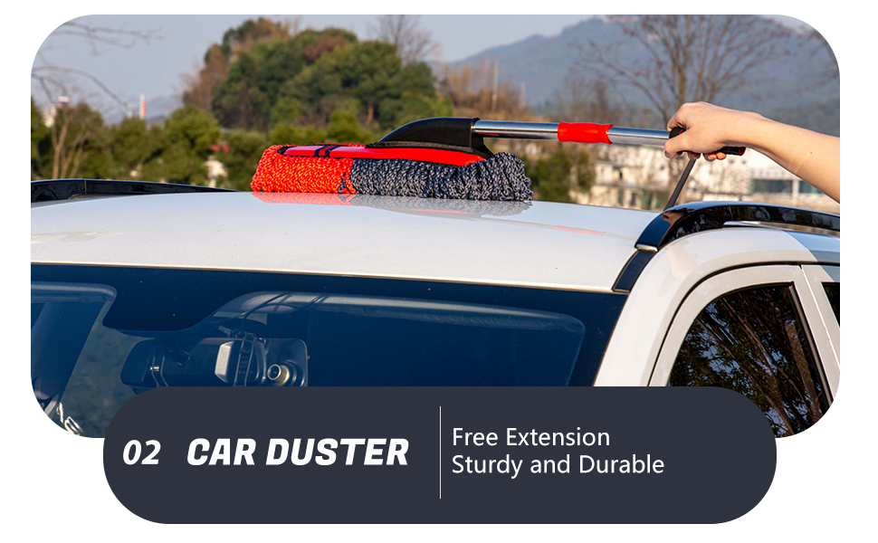 Soft Microfiber Car Duster Exterior Scratch Free