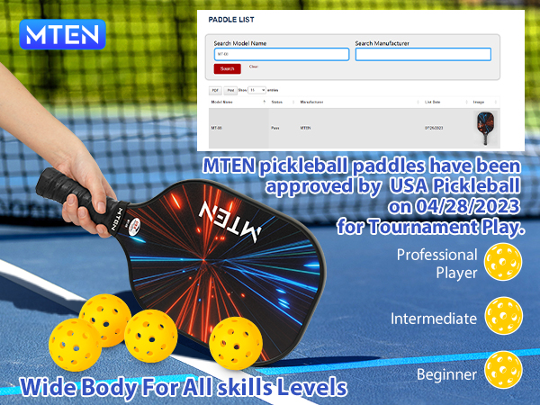 pickleball paddles