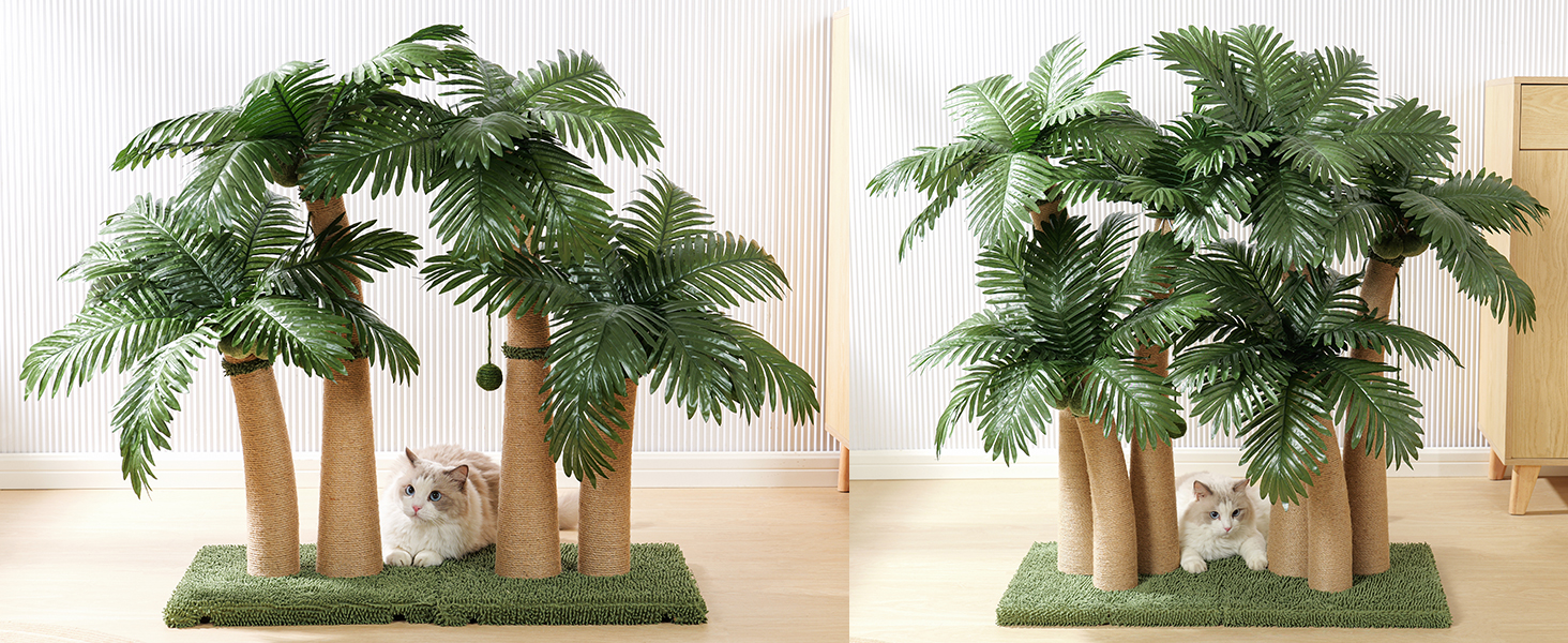cat scratching post tree scratcher posts scratchers cats large kitten scratch adult tall cute palm