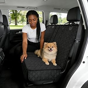 Car Seat Covers - Waterproof Adjustable Strap Mat,... 26 Convenient Armrest Use