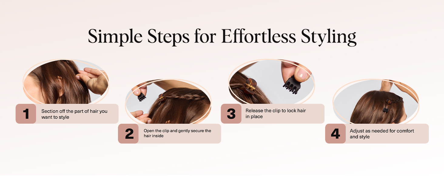 Kitsch Small Hair Clips for Women Stylish Baby Hair Clips